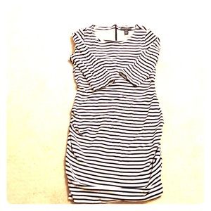 Beautiful striped maternity dress